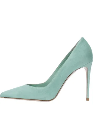 LE SILLA Dames, Schoenen, Groen, Maat: 36 EU Leer