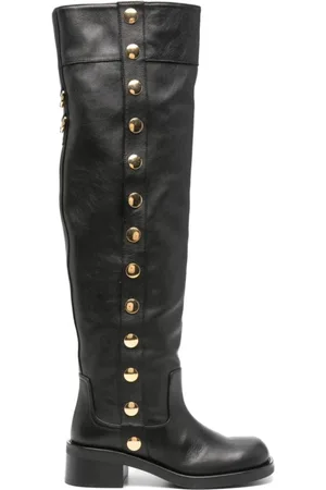 Moschino Dames, Schoenen, Zwart, Maat: 36 EU Leer
