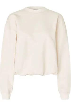 Second Female Dames, Sweatshirts & Hoodies, Wit, Maat: XS Katoen