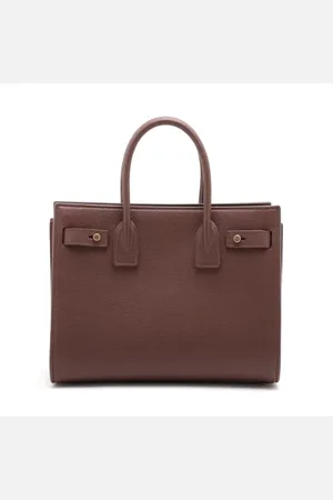 Saint Laurent Dames, Pre-owned, Bruin, Maat: ONE Size Leer
