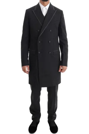 Dolce & Gabbana Heren, Pakken, Grijs, Maat: M Wol