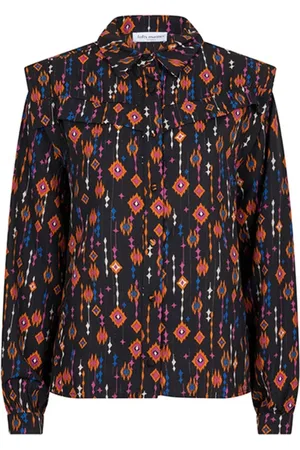 lofty manner Dames, Blouses & Shirts, Veelkleurig, Maat: S Poliester