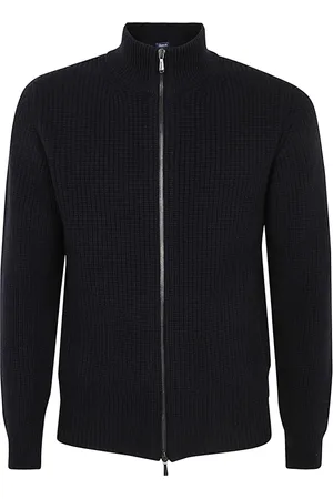 DRUMOHR Heren, Sweatshirts & Hoodies, Blauw, Maat: L Wol