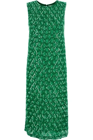 P.A.R.O.S.H. Dames, Jurken, Groen, Maat: M