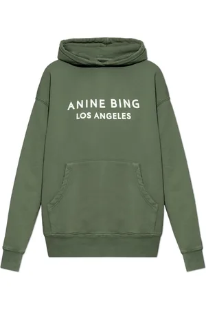 ANINE BING Dames, Sweatshirts & Hoodies, Groen, Maat: S Katoen