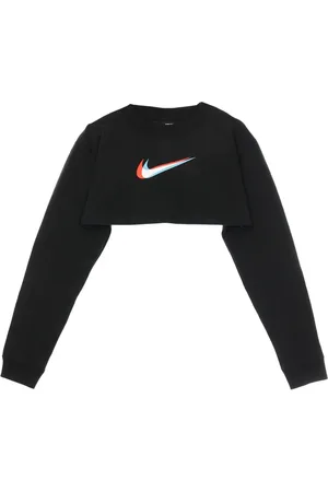 Nike Dames, Sweatshirts & Hoodies, Zwart, Maat: L Katoen