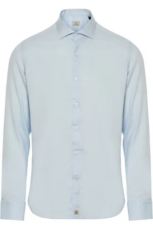 SONRISA Heren, Overhemden, Blauw, Maat: L Katoen
