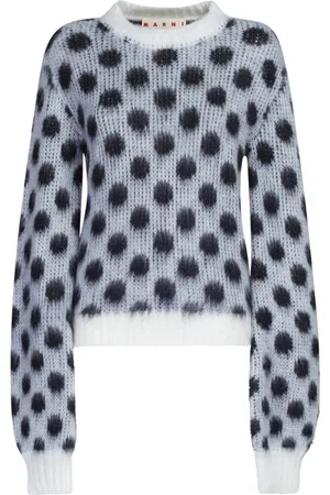 Marni Dames, Truien, Veelkleurig, Maat: M Mohair