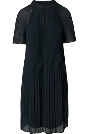 Comma, Dames, Jurken, Blauw, Maat: M Chiffon