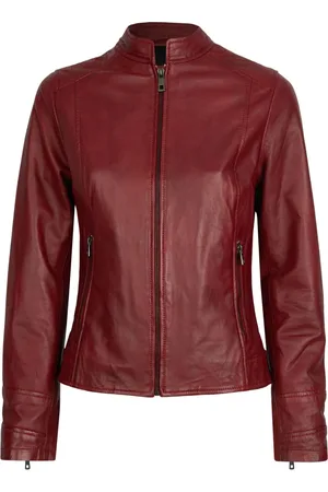 Bugatti Dames, Jassen, Rood, Maat: 2XL Leer