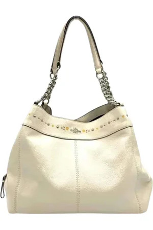 Coach Dames, Pre-owned, Wit, Maat: ONE Size Leer