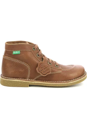 Kickers Dames, Schoenen, Bruin, Maat: 36 EU Leer