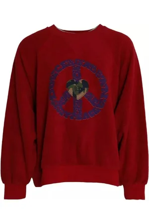 Dolce & Gabbana Heren, Sweatshirts & Hoodies, Rood, Maat: 2XL Katoen