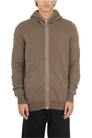 Rick Owens Heren, Sweatshirts & Hoodies, Grijs, Maat: XL Katoen