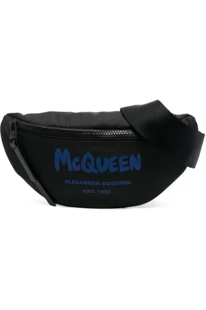 Alexander McQueen Heren, Tassen, Zwart, Maat: ONE Size