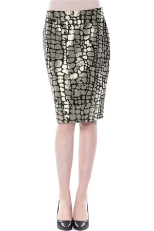 Byblos Dames, Rokken, Veelkleurig, Maat: S Viscose
