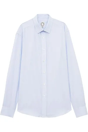 Inès de la Fressange Heren, Overhemden, Blauw, Maat: XL Katoen