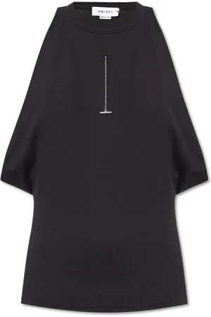 Alexander McQueen Dames, Tops, Zwart, Maat: 2XS Katoen