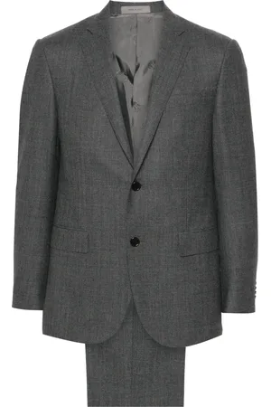 corneliani Heren, Pakken, Grijs, Maat: 2XL Wol