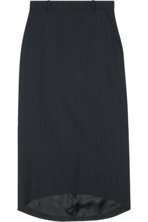 Balenciaga Dames, Rokken, Zwart, Maat: S Wol