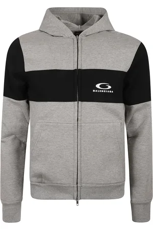 Balenciaga Heren, Sweatshirts & Hoodies, Grijs, Maat: L Katoen