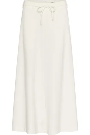 Soaked in Luxury Dames, Rokken, Wit, Maat: 2XL Viscose