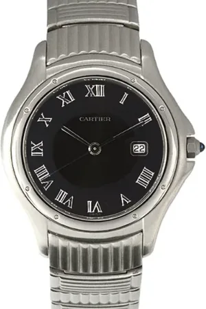 Cartier Dames, Pre-owned, Zwart, Maat: ONE Size Tweed