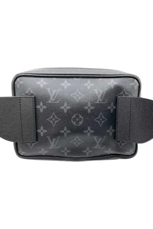 LOUIS VUITTON Heren, Pre-owned, Zwart, Maat: ONE Size Leer