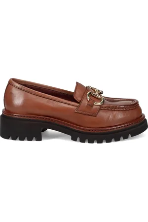 Calpierre Dames, Schoenen, Bruin, Maat: 38 EU Leer