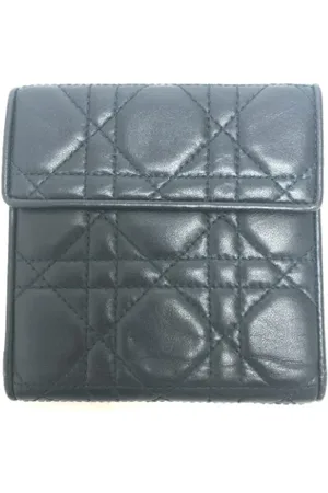 Dior Dames, Pre-owned, Blauw, Maat: ONE Size Leer
