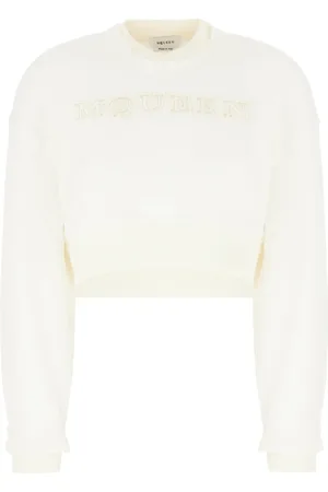 Alexander McQueen Dames, Sweatshirts & Hoodies, Wit, Maat: 2XS Katoen