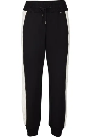 Twin-Set Dames, Broeken, Zwart, Maat: 2XS Viscose