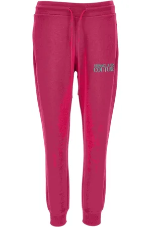 VERSACE Dames, Broeken, Roze, Maat: 2XS Katoen