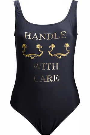 Moschino Dames, Badkleding, Zwart, Maat: S Polyamide