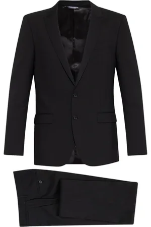 Dolce & Gabbana Heren, Pakken, Zwart, Maat: M Wol