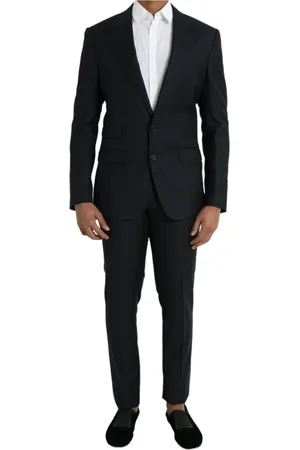 Dolce & Gabbana Heren, Pakken, Blauw, Maat: M Wol