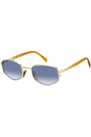 DB EYEWEAR BY DAVID BECKHAM Unisex, Accessoires, Geel, Maat: 52 MM