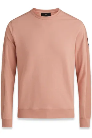 Belstaff Heren, Sweatshirts & Hoodies, Roze, Maat: M Fleece