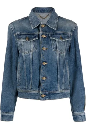 Golden Goose Dames, Jassen, Blauw, Maat: 2XS Denim