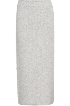 Kaffe Dames, Rokken, Grijs, Maat: XL