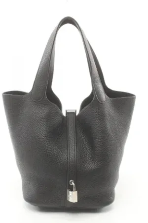 Hermès Dames, Pre-owned, Zwart, Maat: ONE Size Leer