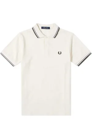 Fred Perry Heren, Tops, Wit, Maat: XL Katoen