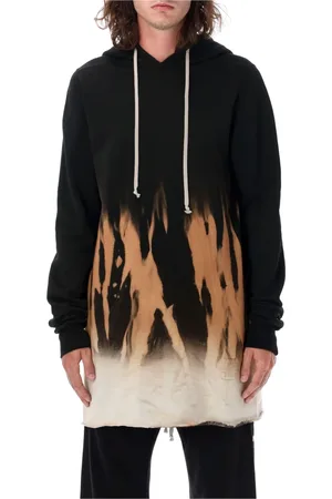 Rick Owens Heren, Sweatshirts & Hoodies, Zwart, Maat: M Lame