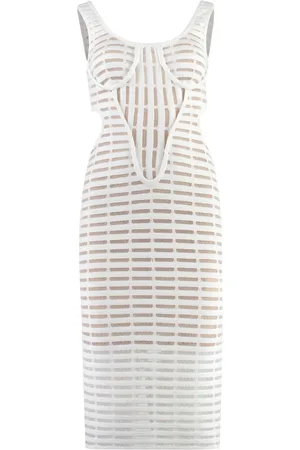 GENNY Dames, Jurken, Wit, Maat: XS Viscose