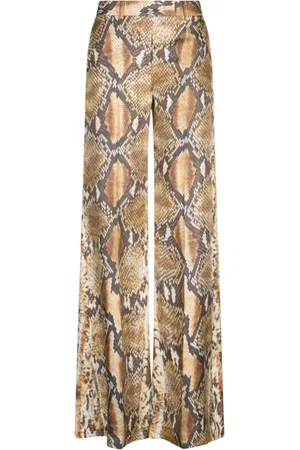 Roberto Cavalli Dames, Broeken, Bruin, Maat: M