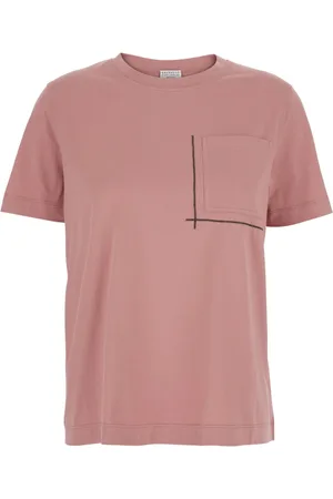 Brunello Cucinelli Dames, Tops, Roze, Maat: 2XL
