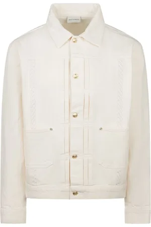 Drôle de Monsieur Heren, Jassen, Wit, Maat: M Denim