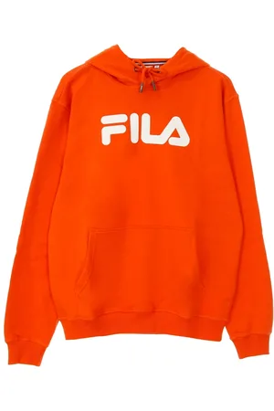 Fila Heren, Sweatshirts & Hoodies, Oranje, Maat: XS Katoen