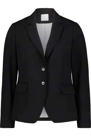 Betty & Co Dames, Jassen, Zwart, Maat: S Leer