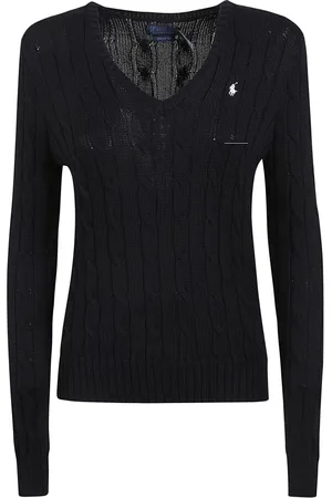 Ralph Lauren Dames, Truien, Zwart, Maat: XS Katoen